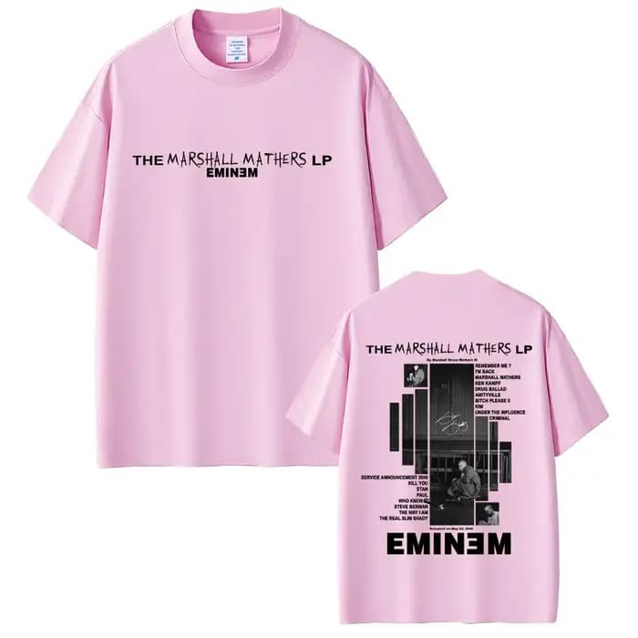 Rappeur Eminem 2000 Album graphique T-shirt hommes femmes vêtements Hip Hop mode surdimensionné T-shirts