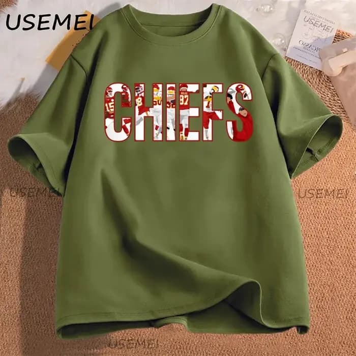 KC Chiefs Kansas City Football T-shirt hommes femmes