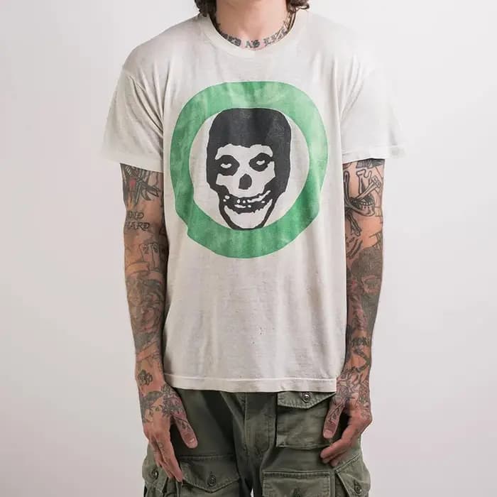 T-shirt décontracté Misfits Band Rock Hardcore Punk pour hommes et femmes