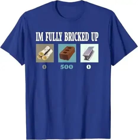 Je suis entièrement briqué drôle jeu T-Shirt humoristique jeu vidéo Gamer graphique disant