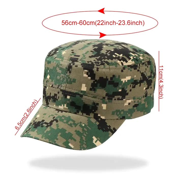 Casquette de l'armée CamSolomon réglable pour hommes et femmes