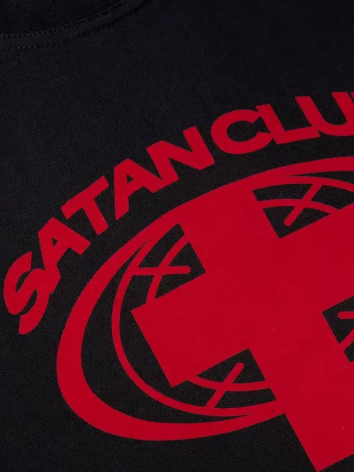 Économie à manches courtes Satan Club Graphic pour hommes