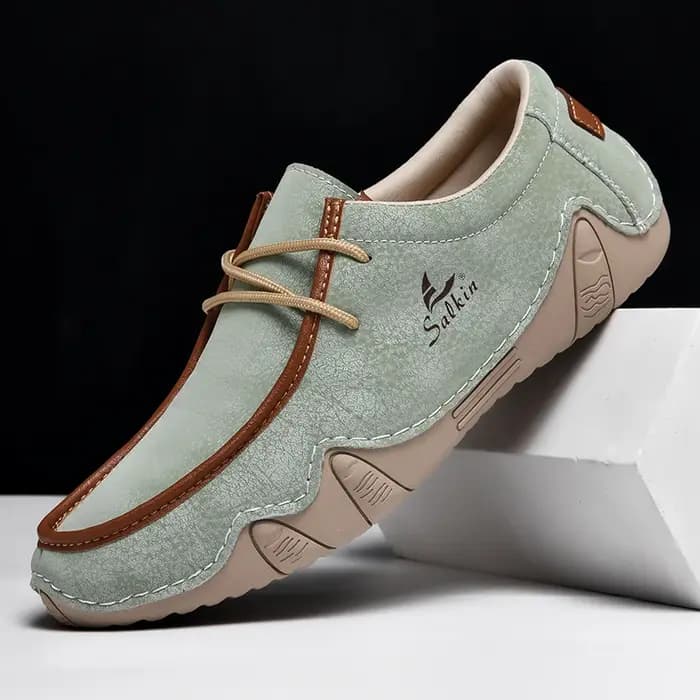 Nouvelle mode baskets femmes à la main en cuir décontracté