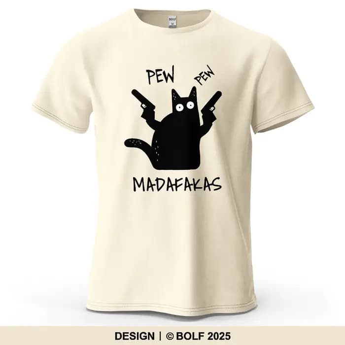 Cool chat Funky imprimé hommes T-Shirt 100% coton surdimensionné humoristique graphique t-shirts pour haut pour femme