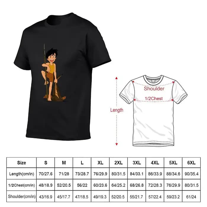 Conan The Future Boy Illustration Fan Art T-Shirt personnalisé pour hommes