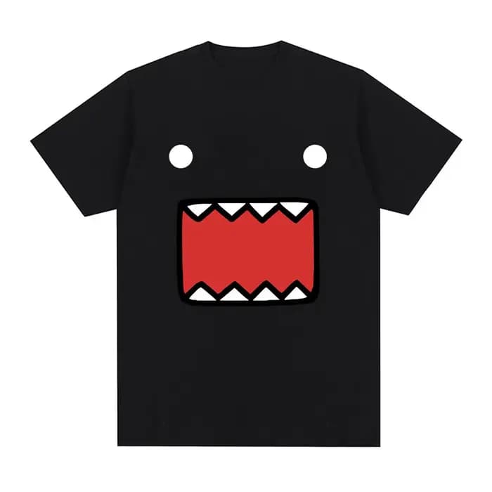 Domo Kun poupée visage graphique T-Shirts hommes femmes coton