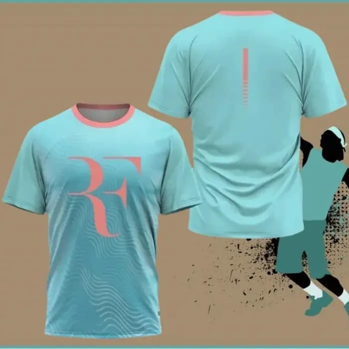 T-shirt de sport de tennis RF Roger Federer