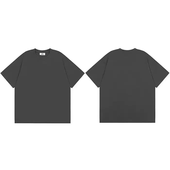 Été 2025 hommes plaine T-Shirt Streetwear 100 coton