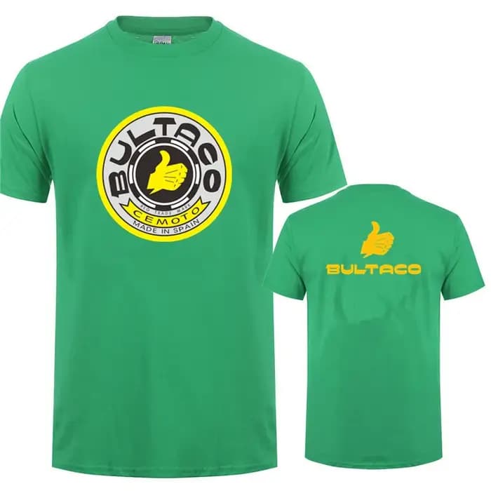 Bultaco Cemoto motos t-shirts mode hommes été à manches courtes coton