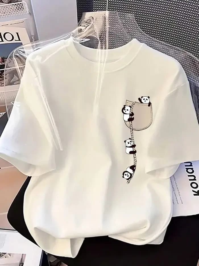 T-shirt pour homme : polyvalent, tendance et minimaliste — 100 % coton pur, imprimé, coupe ample, haute qualité
