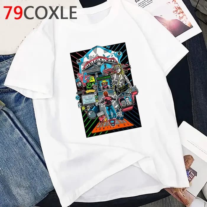 Retour vers le futur T-shirt femmes Kawaii dessin animé