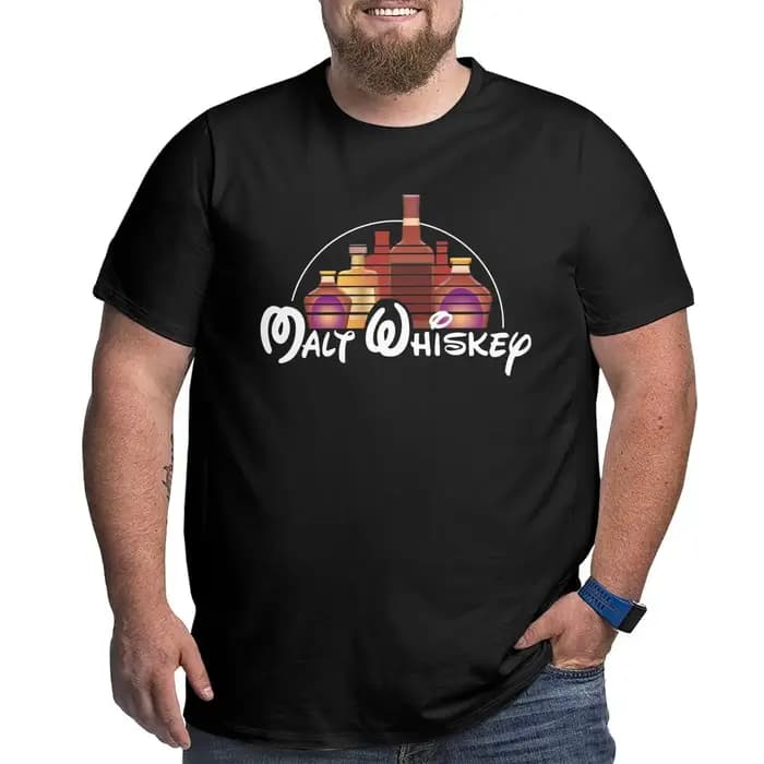 T-shirt à Manches Courtes et Col Ras du Cou pour Homme, 100% Coton, Grande Taille
