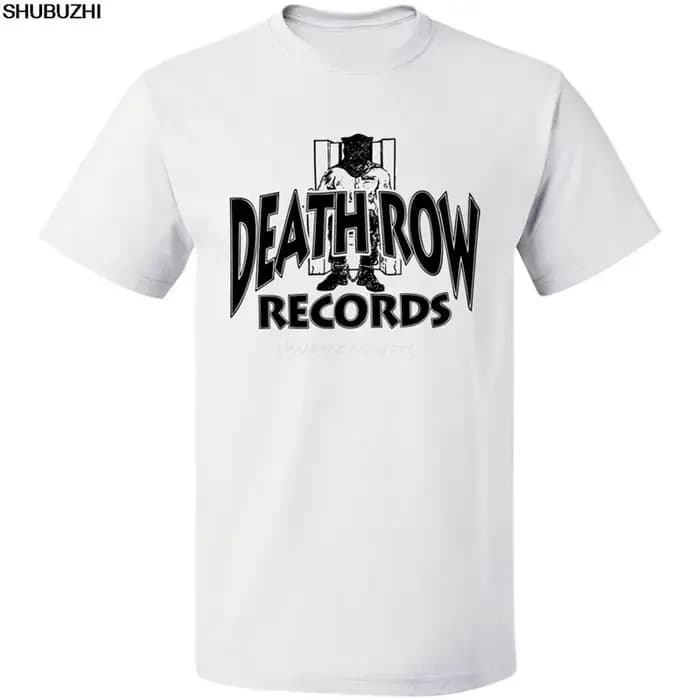 Hommes Death Row Records LOGO T-Shirt