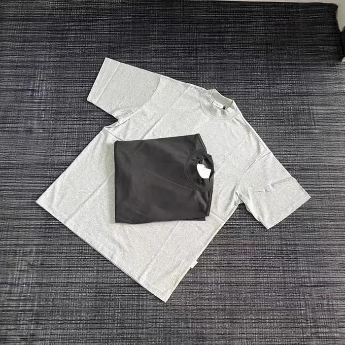 T-Shirt ample surdimensionné à manches courtes et col rond pour hommes
