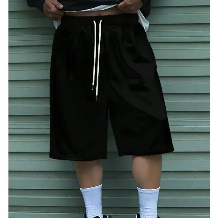 Short pour homme en coton style streetwear Y2K couleur unie pour été et quatre saisons confort urbain large choix de tailles