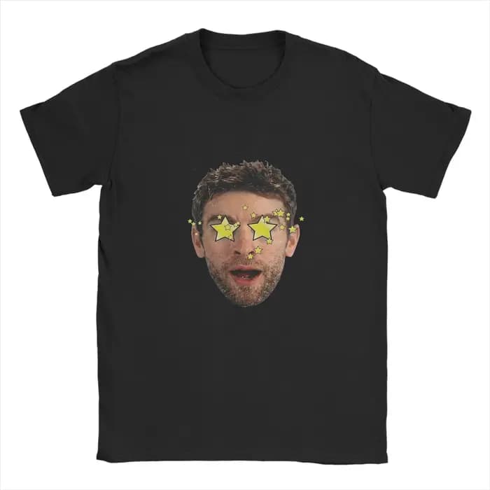 T-shirt à manches courtes et col rond pour hommes, 100% coton, avec Meme The Deep The Boys, vêtement