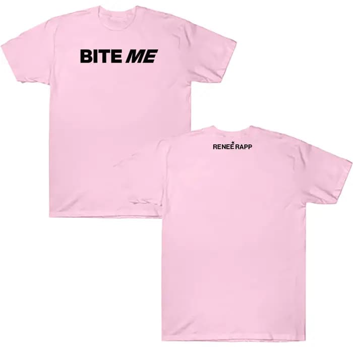 Reneé Rapp chanteur Album impression t-shirts Bite Me T-shirt coton doux unisexe Streetwear à manches courtes col rond