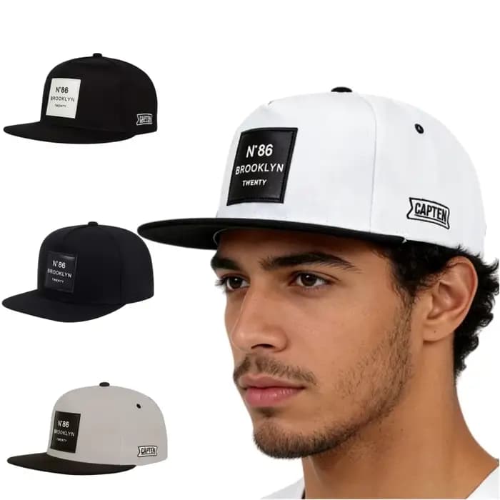 Brooklyn N ° Casquette de baseball snapback 86 Twenty à visière plate