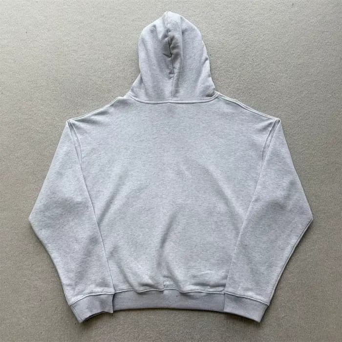 Sweat à capuche brodé motif fleur de prunier pour homme et femme