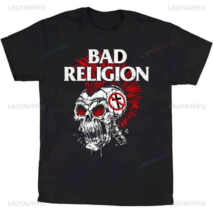 Bad Religion-T-Shirt Slimfit pour hommes contre le Grain