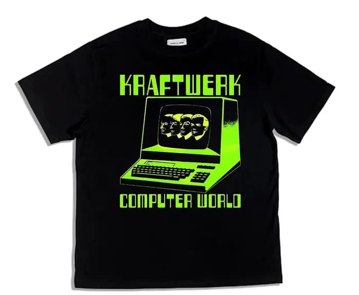 T-shirt Kraftwerk Music Autobahn, groupe électronique allemand, mode Harajuku, en coton, pour hommes
