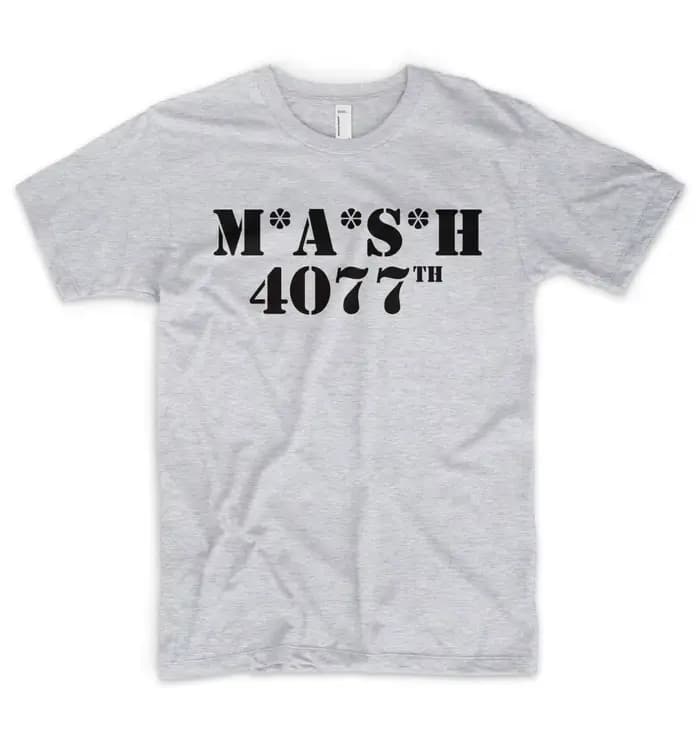 Top M A S H 4077 armée militaire vert US Marines RAF rétro MASH 4077TH t-shirt harajuku surdimensionné hommes vêtements graphiques t-shirts