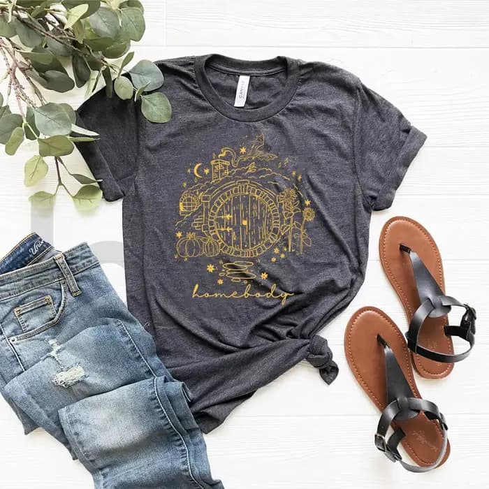 LOTR T-shirt Vintage Homebody chemise le magicien Shire chemises maison du deuxième petit déjeuner t-shirts à la mode à