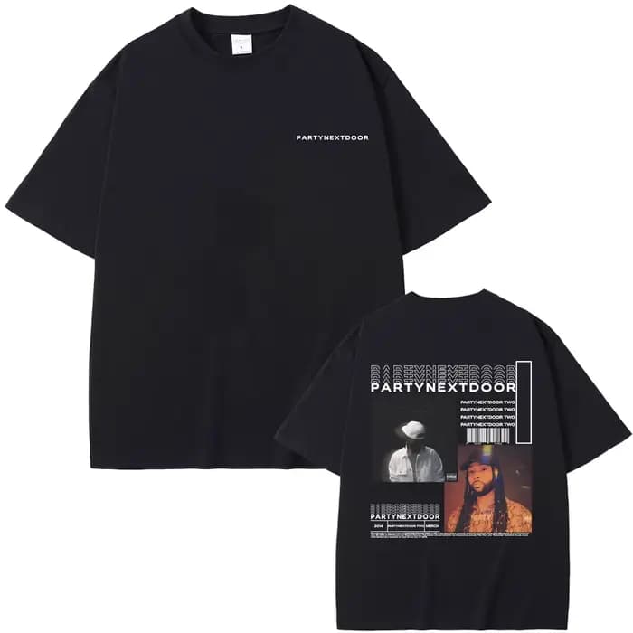 T-shirt imprimé double face pour hommes