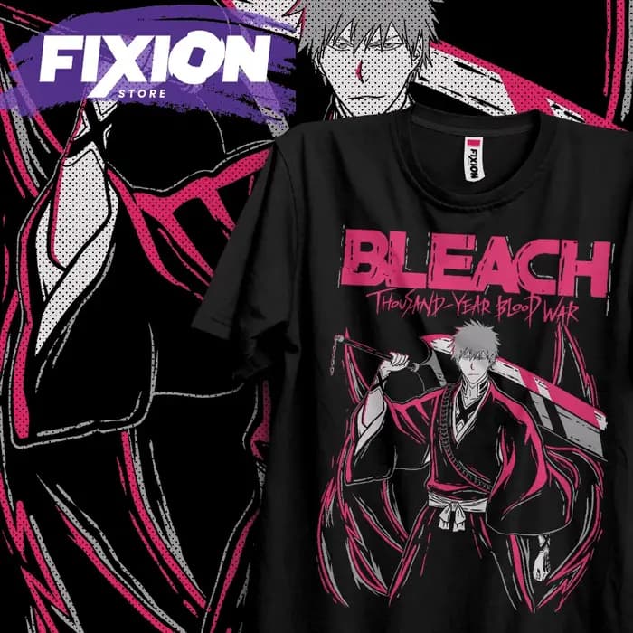 Bleach Mille ans Guerre du sang – T-shirt Anime Manga Cadeau pour les amateurs d'anime Coton toutes