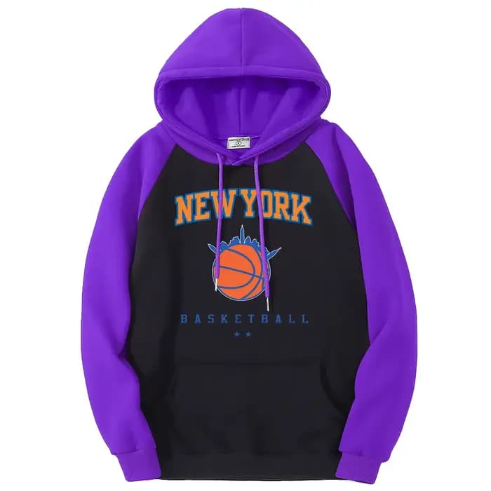 Sweat à capuche unisexe New York Basketball League PVD Anime, Hip Hop, Sweat à capuche Raglan, Coule