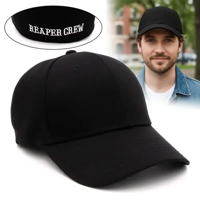 Casquette de baseball Fashion REAPER CREW avec lettres brodées