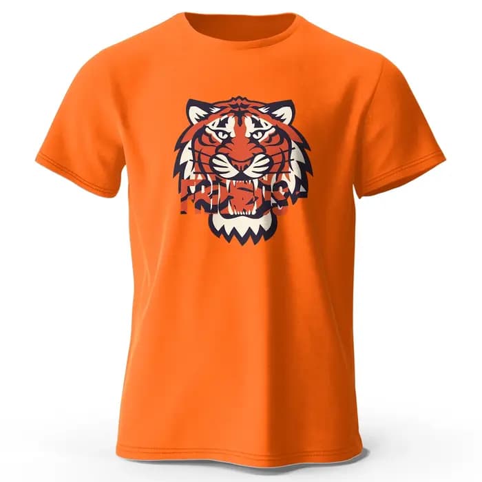 T-shirt imprimé tigre pour hommes et femmes