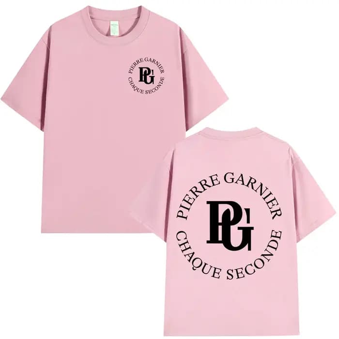 Pierre Garnier Chaque Seconde 2025 Album Tour T-shirts Hip Hop mode T-shirt hommes vêtements 100% coton décontracté