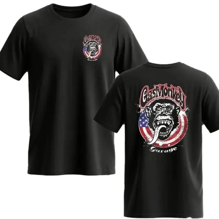 T-shirt double face Amazing Essential Gas Monkeys Garage pour homme