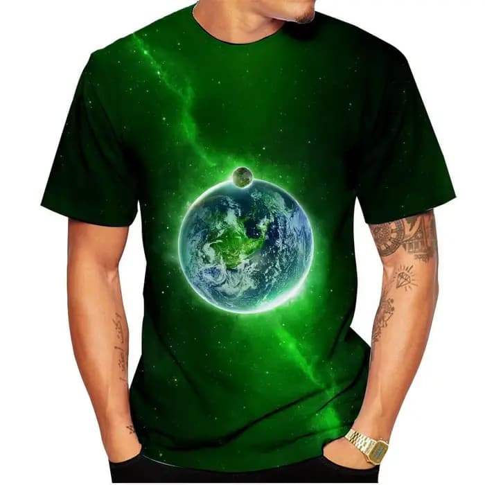 T-shirt galAct de l'espace pour hommes et femmes