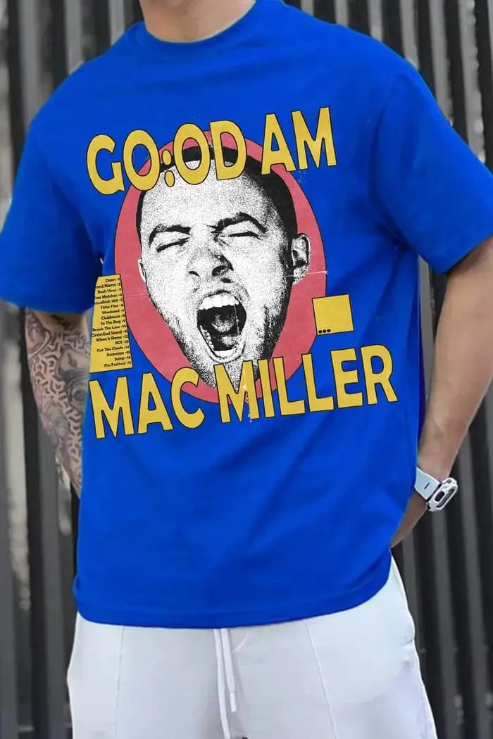 T-shirt graphique vintage Mac Miller 2026 pour homme et femme