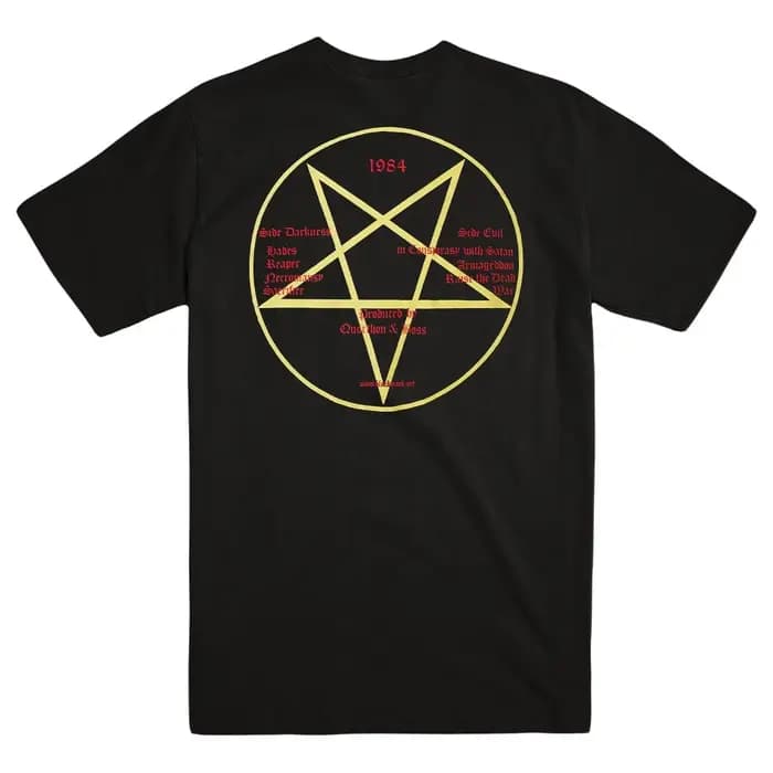 BATHORY Under The Sign T-Shirt en coton avec motif graphique pour hommes et femmes