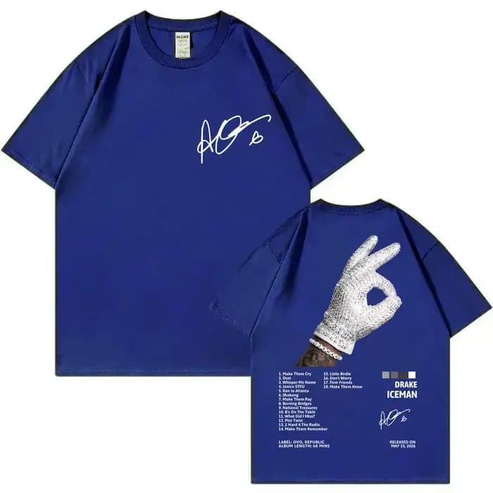T-shirt de l'album Iceman du rappeur Drake