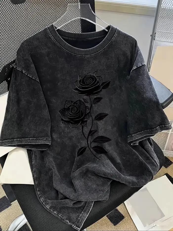 T-shirt pour homme de style américain vintage