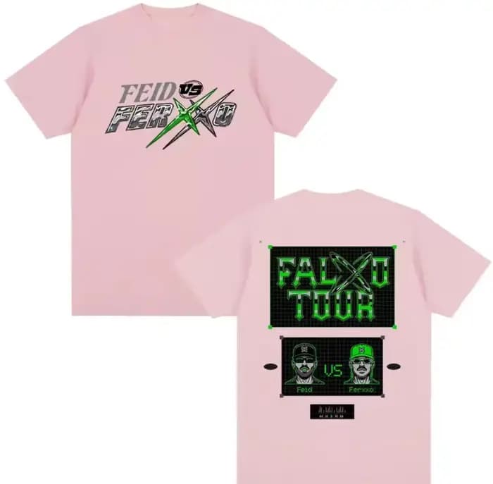 T-shirts de la tournée 2026 du rappeur Feid Ferxxo