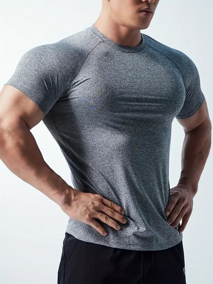 T-shirt pour homme, t-shirt de fitness pour homme
