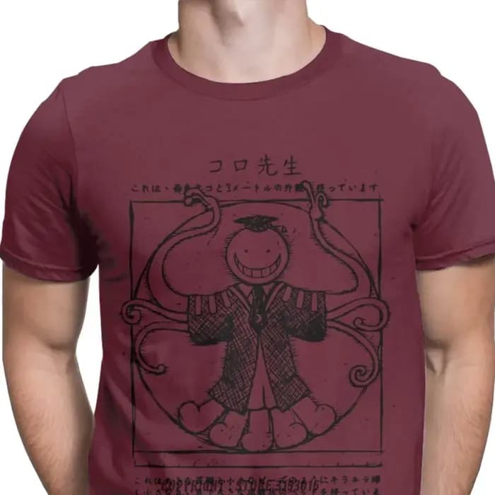 Hommes T-Shirts Koro Sensei assassinat salle de classe Fitness t-shirt Korosensei Ansatsu Anime nouveauté