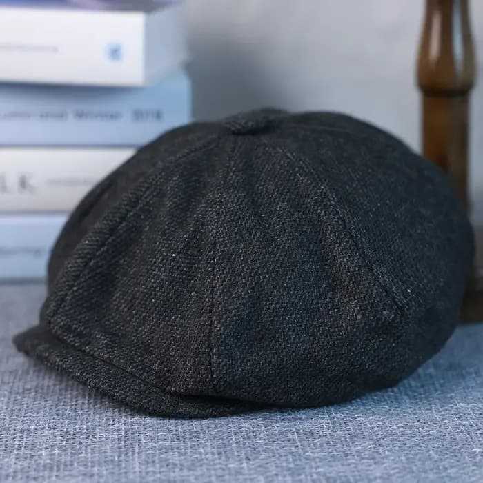 Nouveau Vintage hommes laine gavroche casquette marron vert femmes