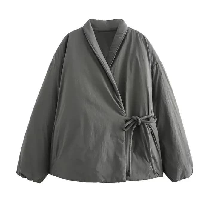 Marque de luxe vêtements pour femmes chaud manches longues coton manteaux automne hiver ceintures po