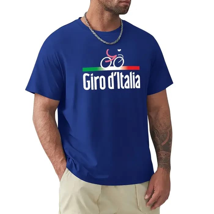T-Shirt à Manches Courtes et Col Ras du Cou pour Homme