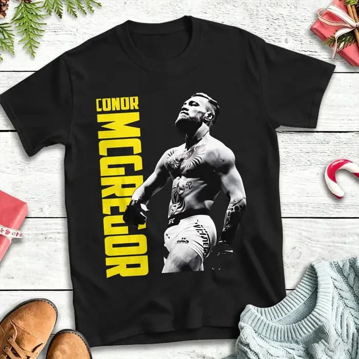 Conor Mcgregor Notorious T-shirts en coton 100% Hip Hop pour hommes