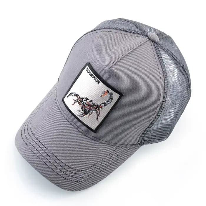 Casquette de camionneur Streetwear avec Patch Scorpion