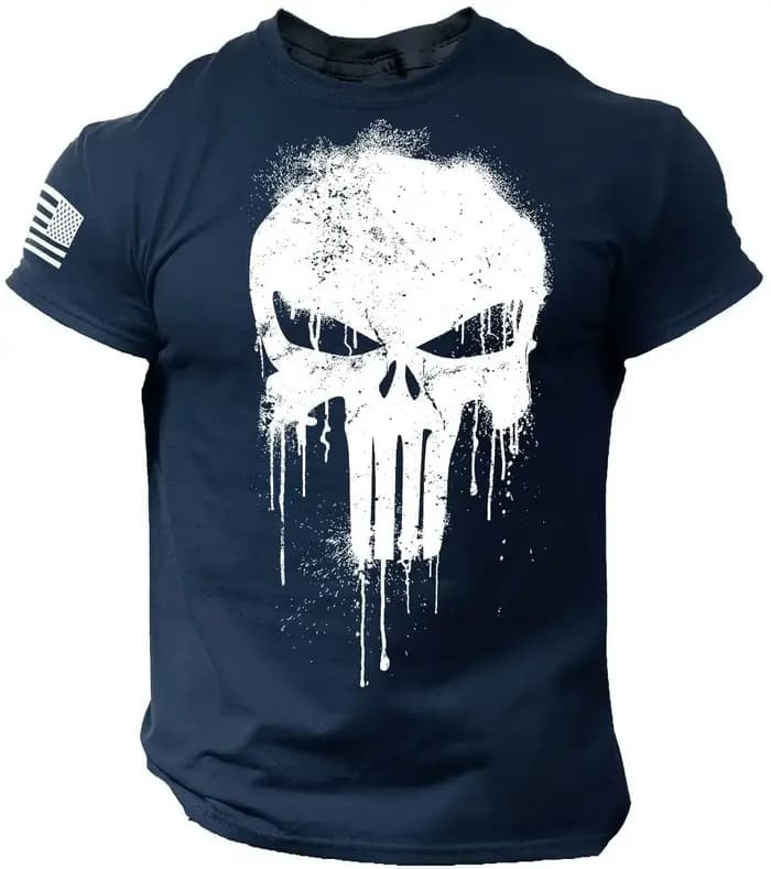 T-shirt pour homme, imprimé 3D
