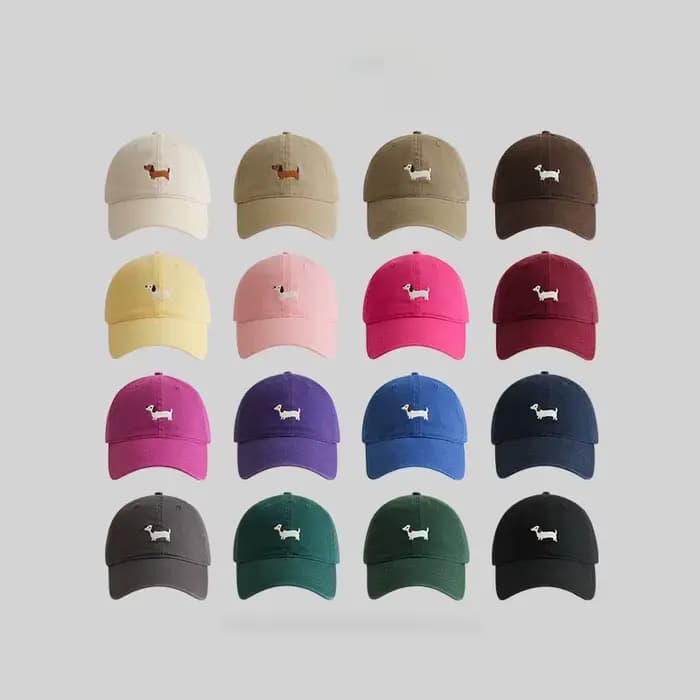 Casquette de baseball brodée Teckel