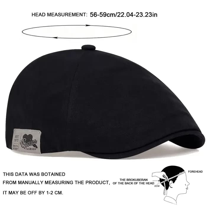 Casquettes pour hommes avec lettres latérales